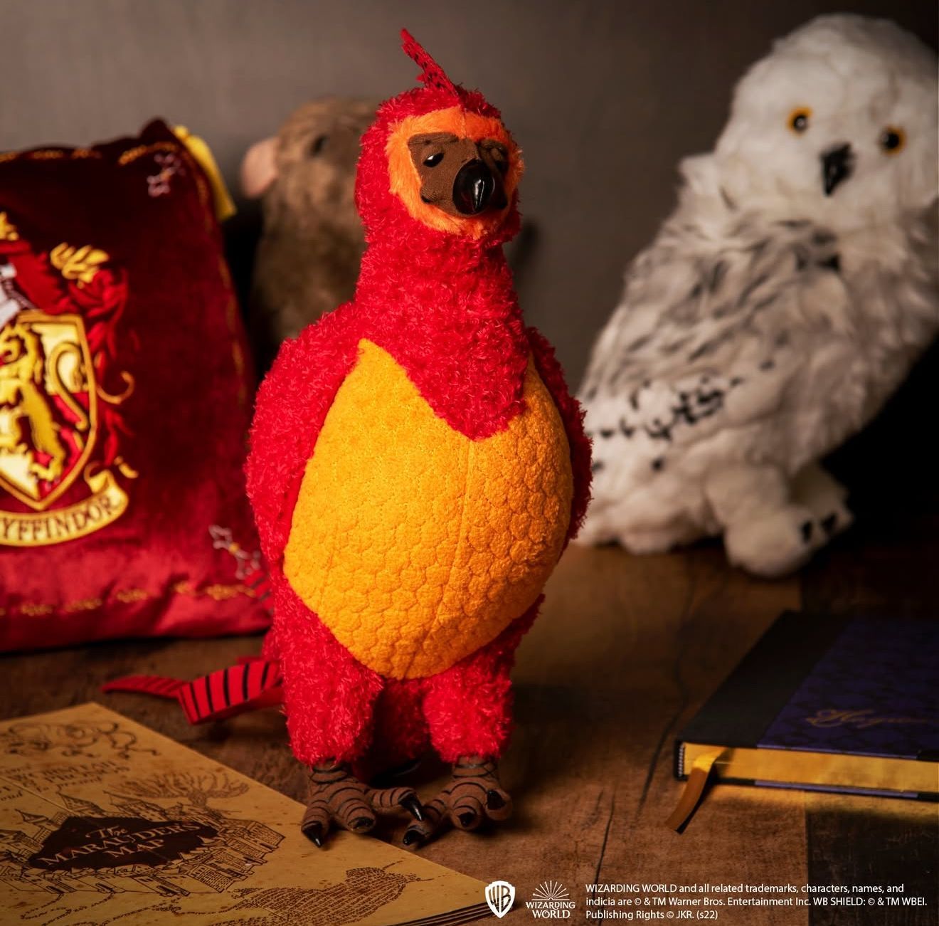PELUCHE FAWKES FENIX GRANDE HARRY POTTER NOBLE COLLECTION