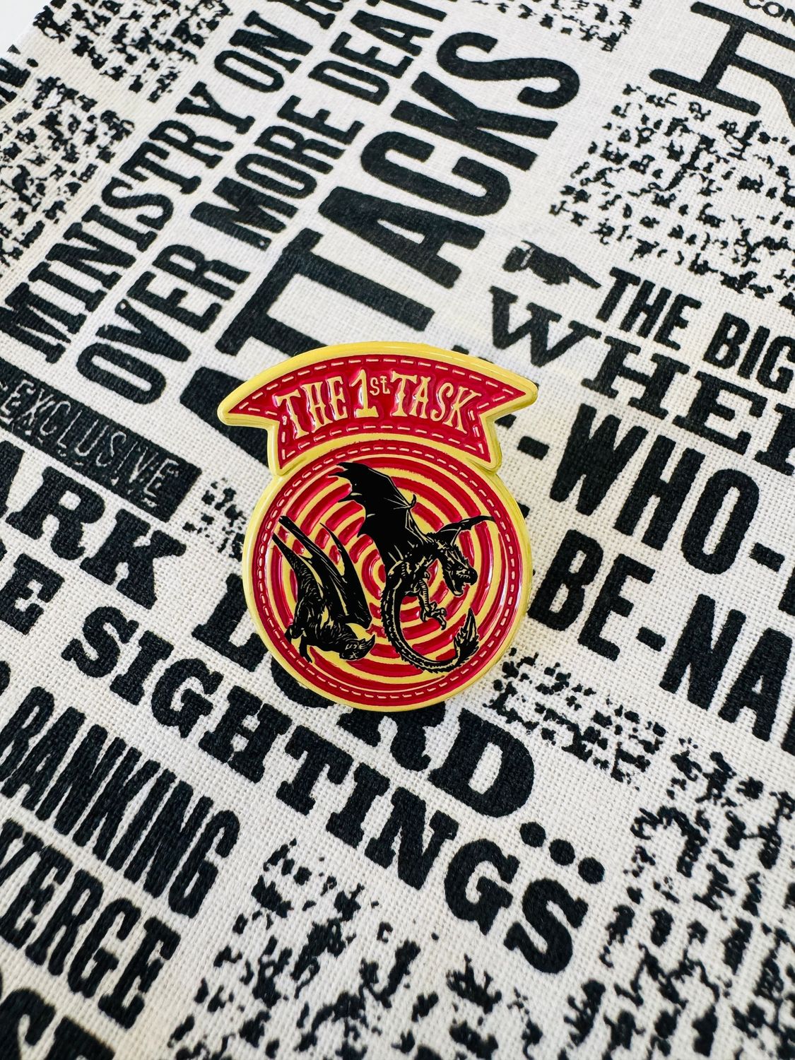 PIN THE FIRST TASK CALIZ DE FUEGO HARRY POTTER