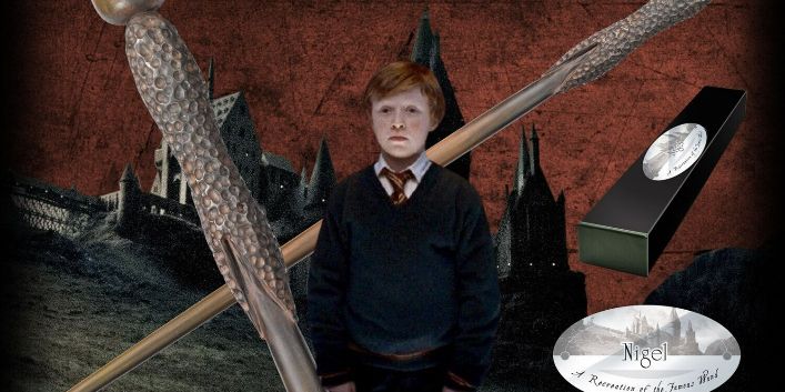 VARITA NIGEL C/PINZA HARRY POTTER NOBLE COLLECTION