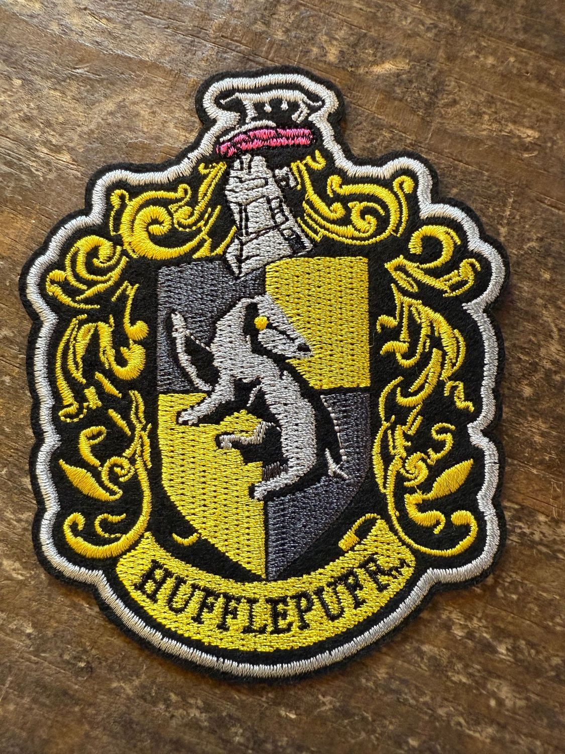 PARCHE HUFFLEPUFF HARRY POTTER UNIDAD