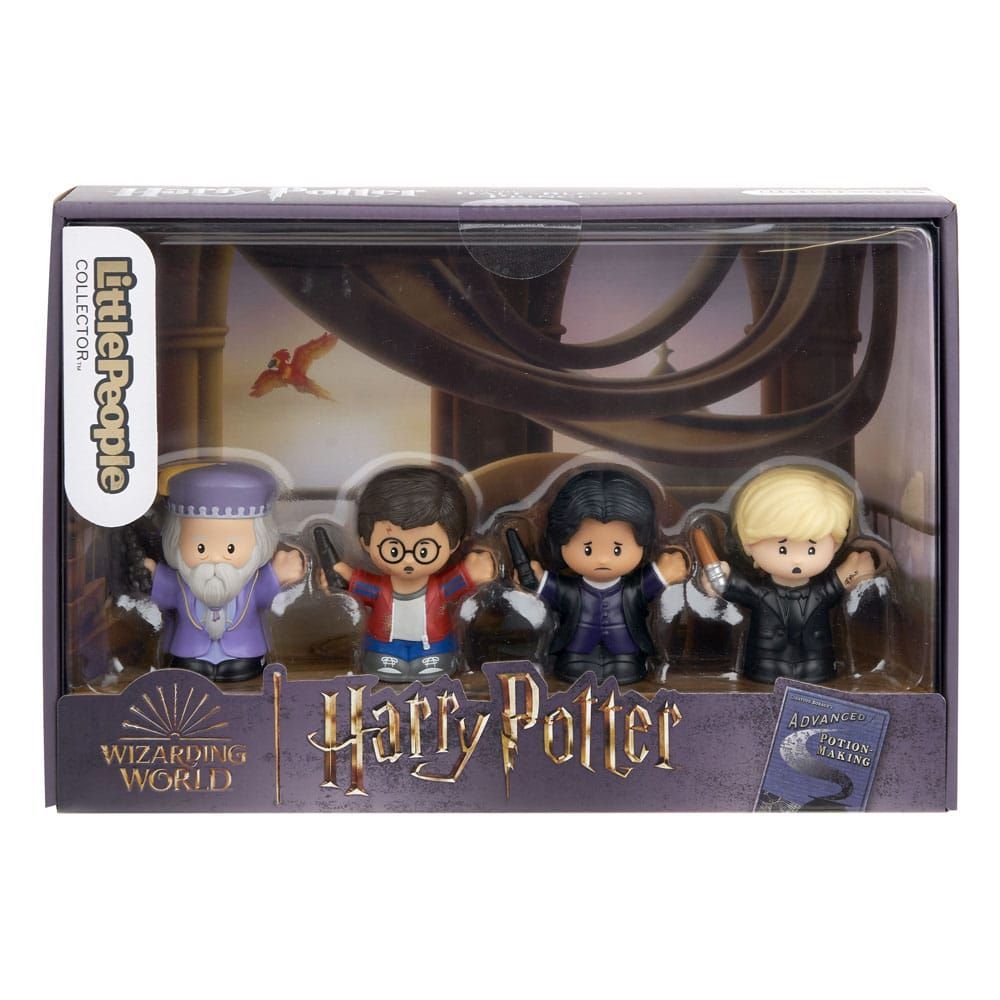 PACK 4 MINIFIGURAS MISTERIO DEL PRINCIPE FISHER PRICE HARRY POTTER