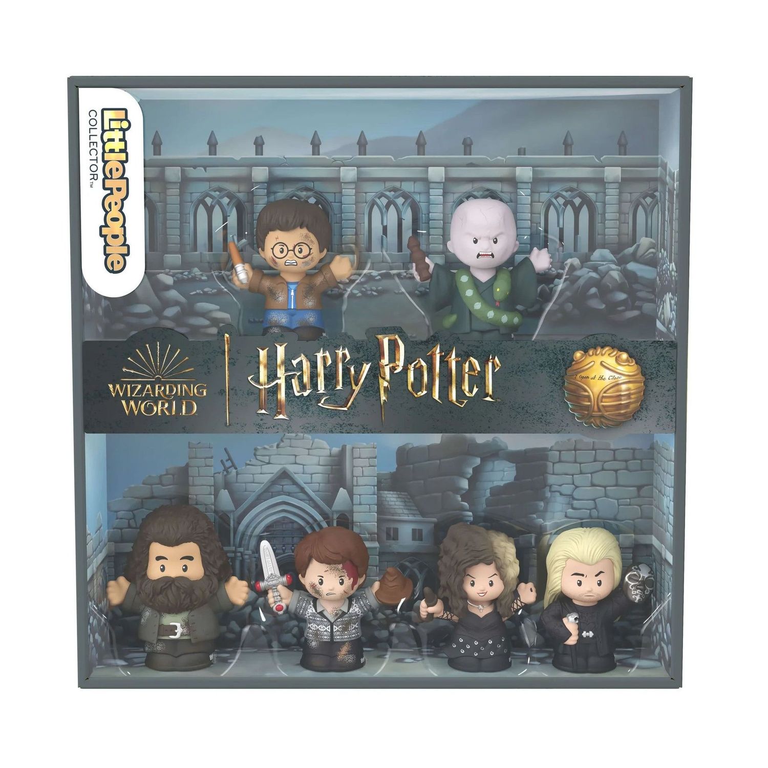 PACK 4 MINIFIGURAS RELIQUIAS DE LA MUERTE FISHER PRICE COLLECTOR HARRY POTTER