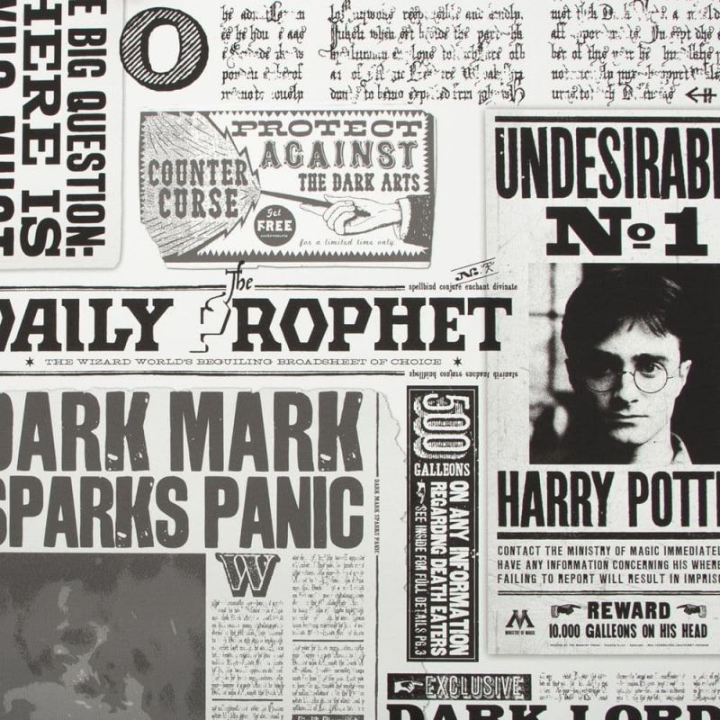 PAPEL PARED THE DAILY PROPHET HARRY POTTER