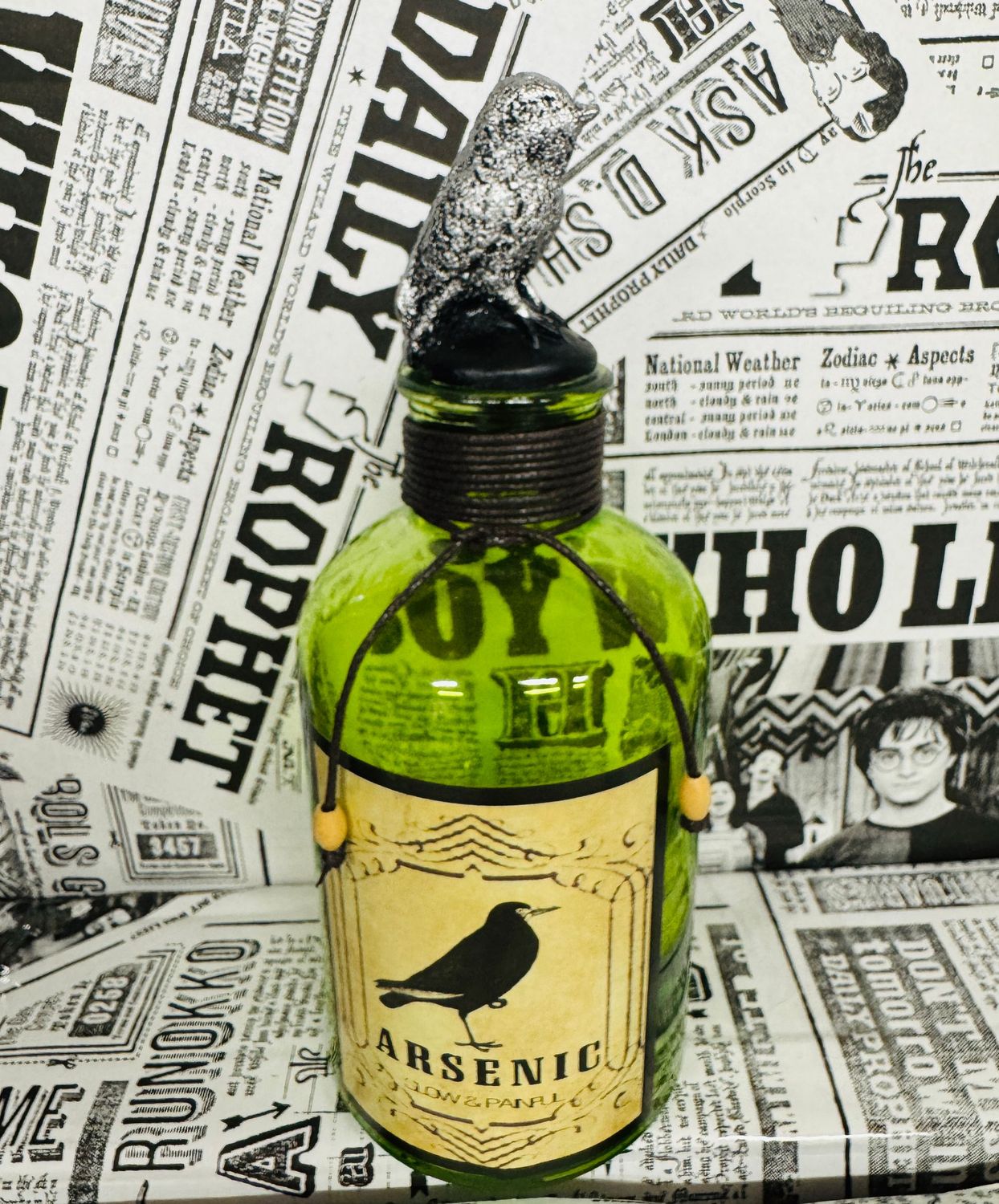 FRASCO ADORNO POCION ARSENIC VERDE FRASCO ADORNO POCION ARSENIC VERDE