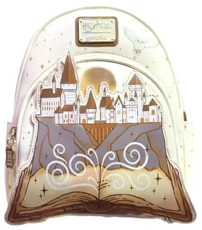 MOCHILA LIBRO HOGWARTS HARRY POTTER EXCLUSIVO LOUNGEFLY