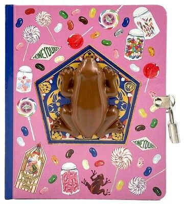 DIARIO RANA CHOCOLATE SQUISHY CANDADO & LLAVE HARRY POTTER