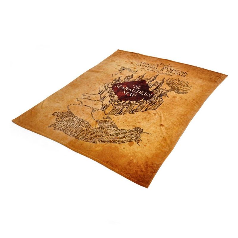 PREVENTA - MANTA POLAR MAPA MERODEADOR HARRY POTTER