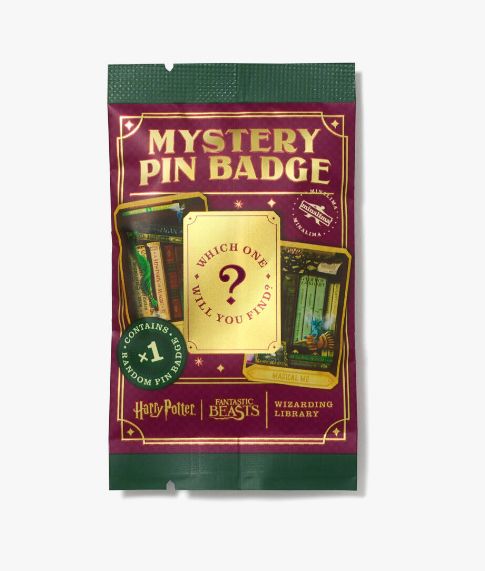 SOBRE PIN MISTERIOSO LIBRERIA MAGICA SERIE 1 MINALIMA HARRY POTTER