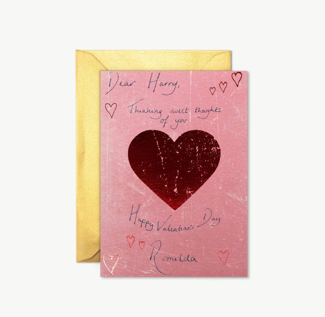 POSTAL SAN VALENTIN ROMILDA VANE MINALIMA HARRY POTTER