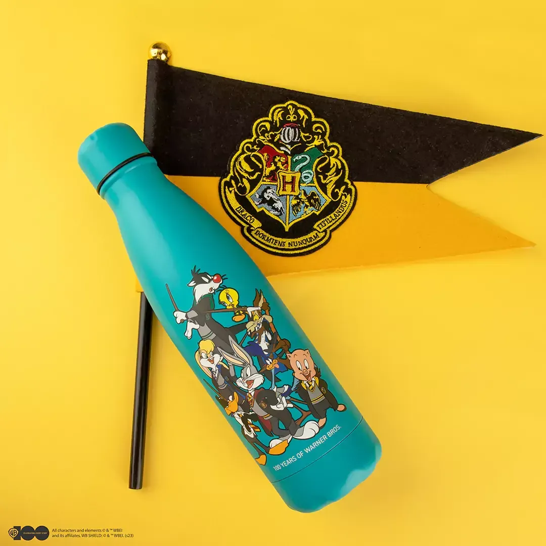 ​PREVENTA - BOTELLA ISOTERMICA HOGWARTS LOONEY TUNES WARNER BROSS 100 ANIVERSARIO HARRY POTTER