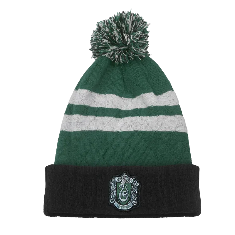 GORRO SLYTHERIN POM POM HARRY POTTER
