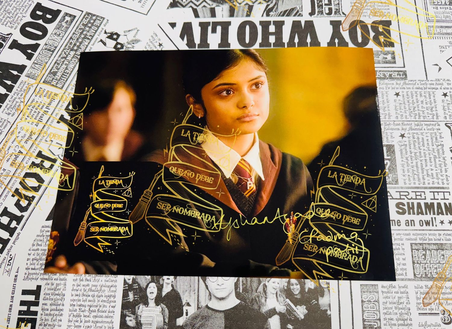 FOTOGRAFIA FIRMADA POR PADMA PATIL (AFSHAN AZAD) FOTOGRAFIA FIRMADA POR PADMA PATIL (AFSHAN AZAD)