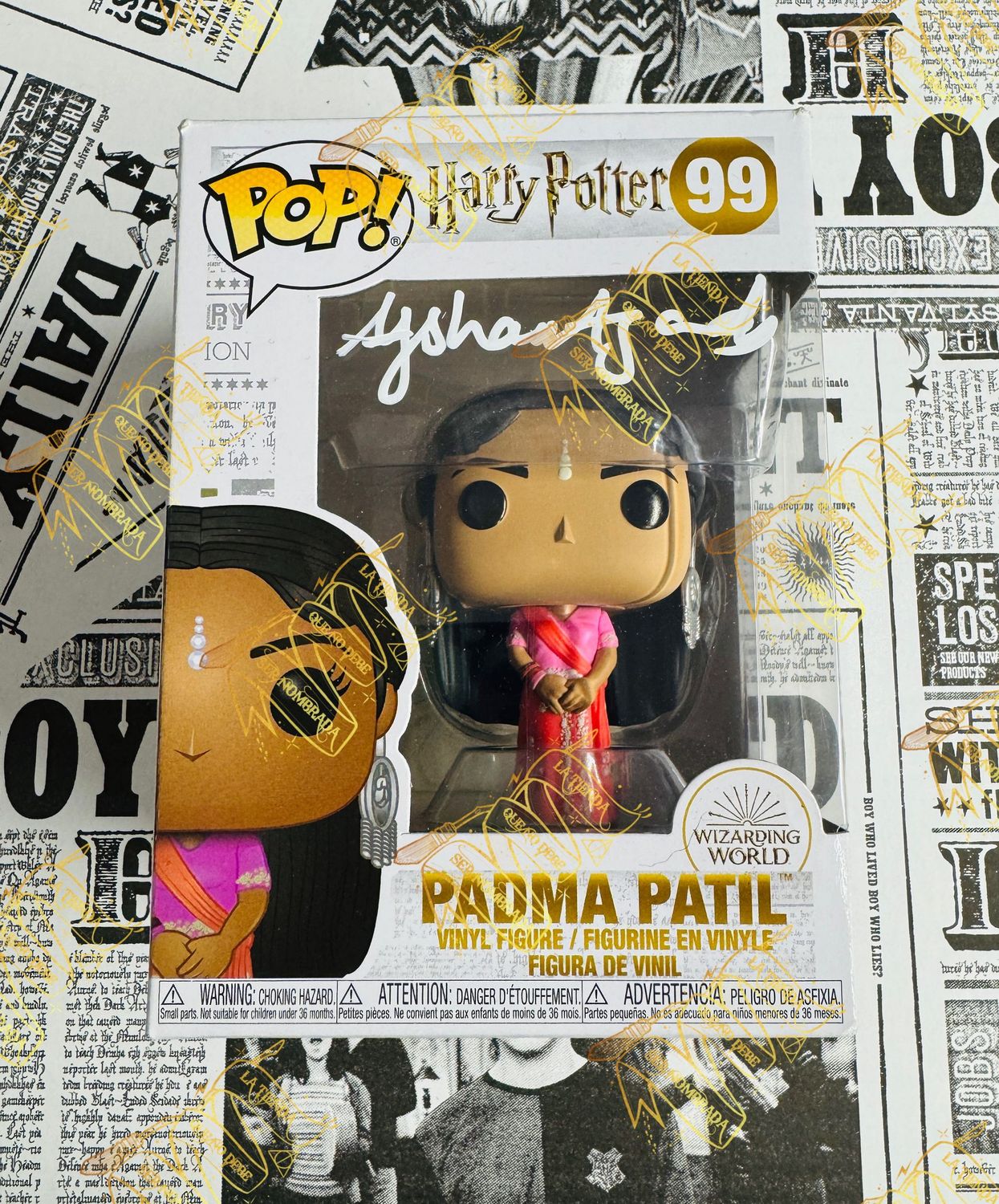 FUNKO POP FIRMADO POR PADMA PATIL (AFSHAN AZAD) FUNKO POP FIRMADO POR PADMA PATIL (AFSHAN AZAD)
