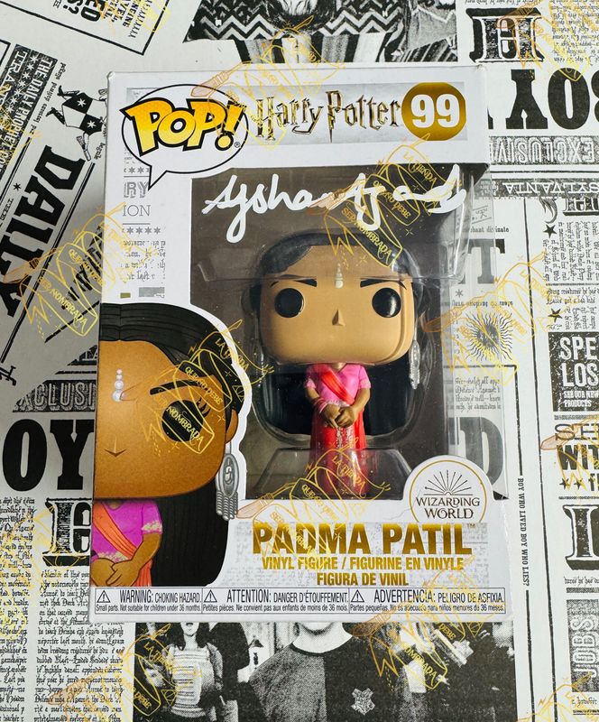 FUNKO POP FIRMADO POR PADMA PATIL (AFSHAN AZAD)