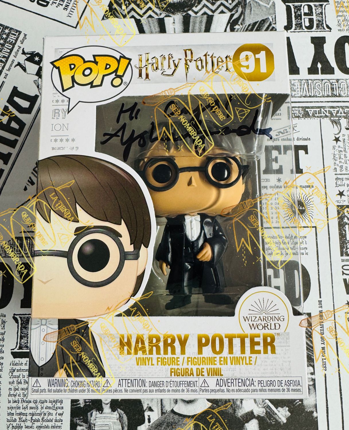 FUNKO POP HARRY POTTER Nº91 FIRMADO POR PADMA PATIL (AFSHAN AZAD) FUNKO POP HARRY POTTER Nº91 FIRMADO POR PADMA PATIL (AFSHAN AZAD)