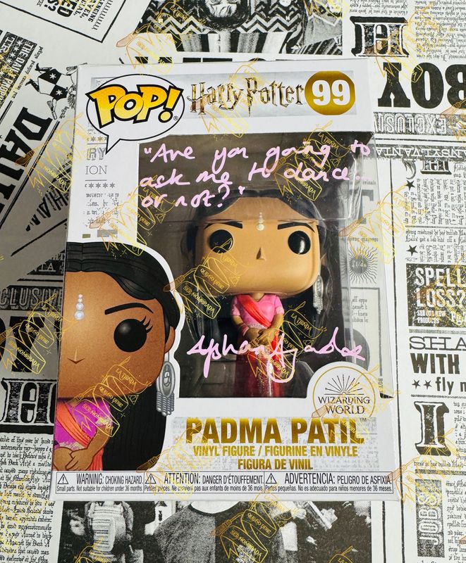 FUNKO POP FIRMADO POR PADMA PATIL (AFSHAN AZAD) FUNKO POP FIRMADO POR PADMA PATIL (AFSHAN AZAD)