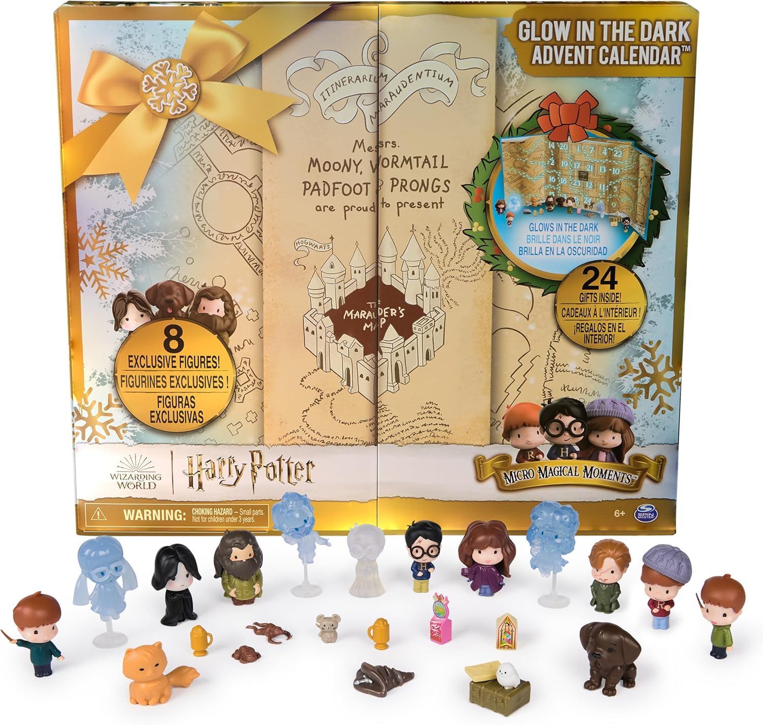 CALENDARIO ADVIENTO FIGURAS MICRO MAGICAL MOMENTS MAPA MERODEADOR HARRY POTTER