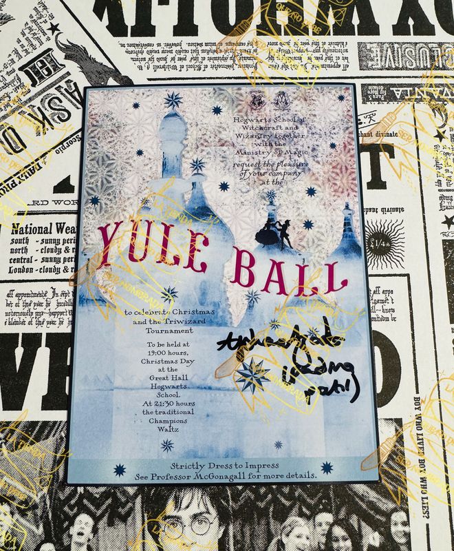 POSTAL YULE BALL FIRMADA POR PADMA PATIL (AFSHAN AZAD) POSTAL YULE BALL FIRMADA POR PADMA PATIL (AFSHAN AZAD)