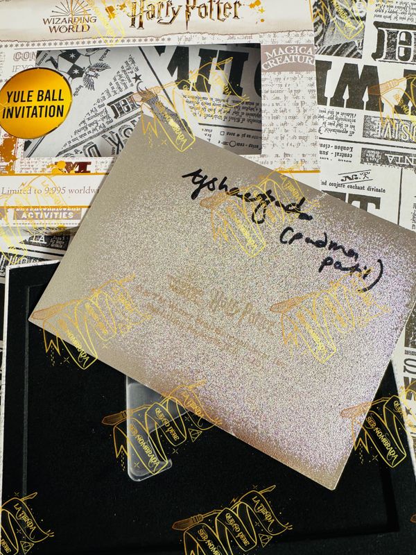 REPLICA DE LA INVITACION PARA EL YULE FIRMADO POR PADMA PATIL (AFSHAN AZAD) REPLICA DE LA INVITACION PARA EL YULE FIRMADO POR PADMA PATIL (AFSHAN AZAD)