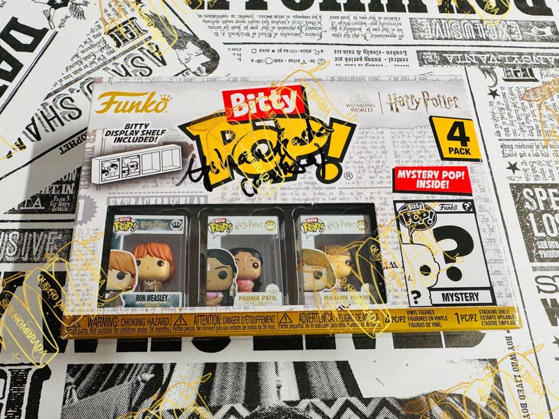 PACK 4 BITTY POP FIRMADO POR PADMA PATIL (AFSHAN AZAD) PACK 4 BITTY POP FIRMADO POR PADMA PATIL (AFSHAN AZAD)