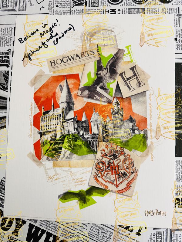LITOGRAFIA HOGWARTS FIRMADA POR PADMA PATIL (AFSHAN AZAD) LITOGRAFIA HOGWARTS FIRMADA POR PADMA PATIL (AFSHAN AZAD)