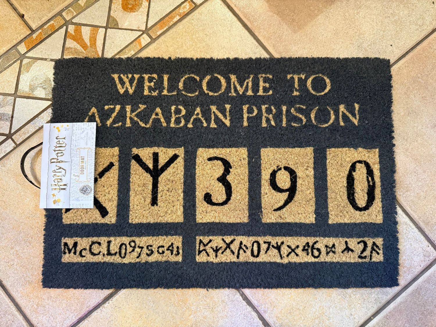 FELPUDO WELCOME TO AZKABAN PRISION HARRY POTTER