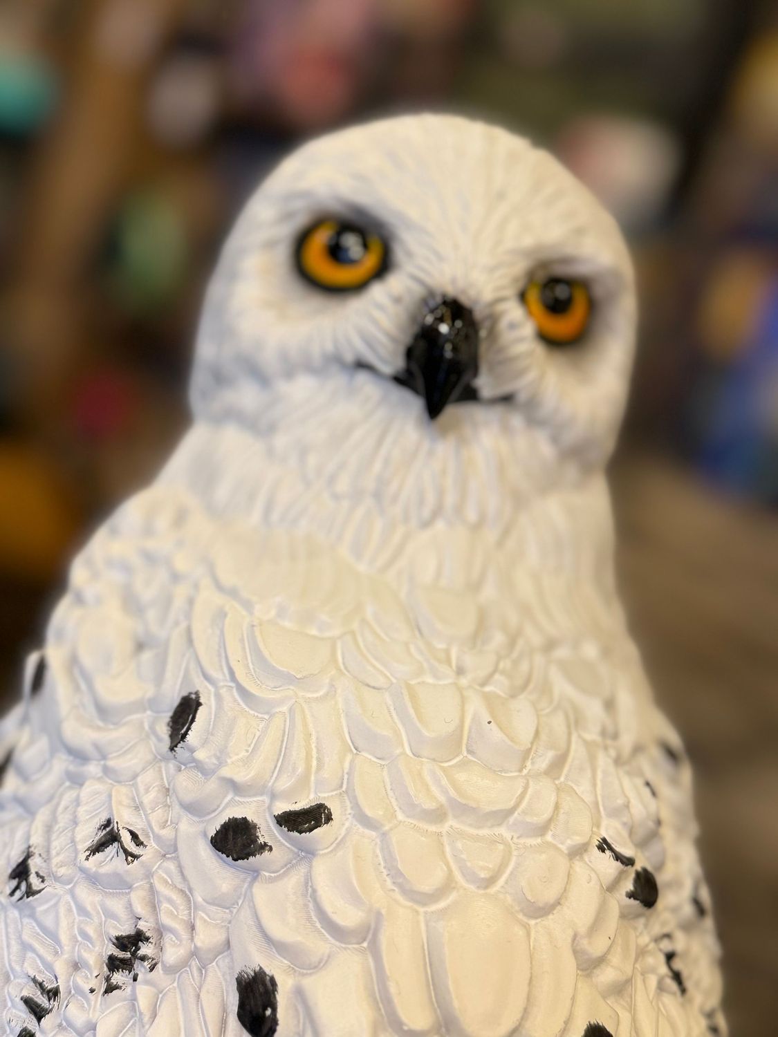 ESCULTURA HEDWIG & LIBROS MAGICOS 45CM HARRY POTTER