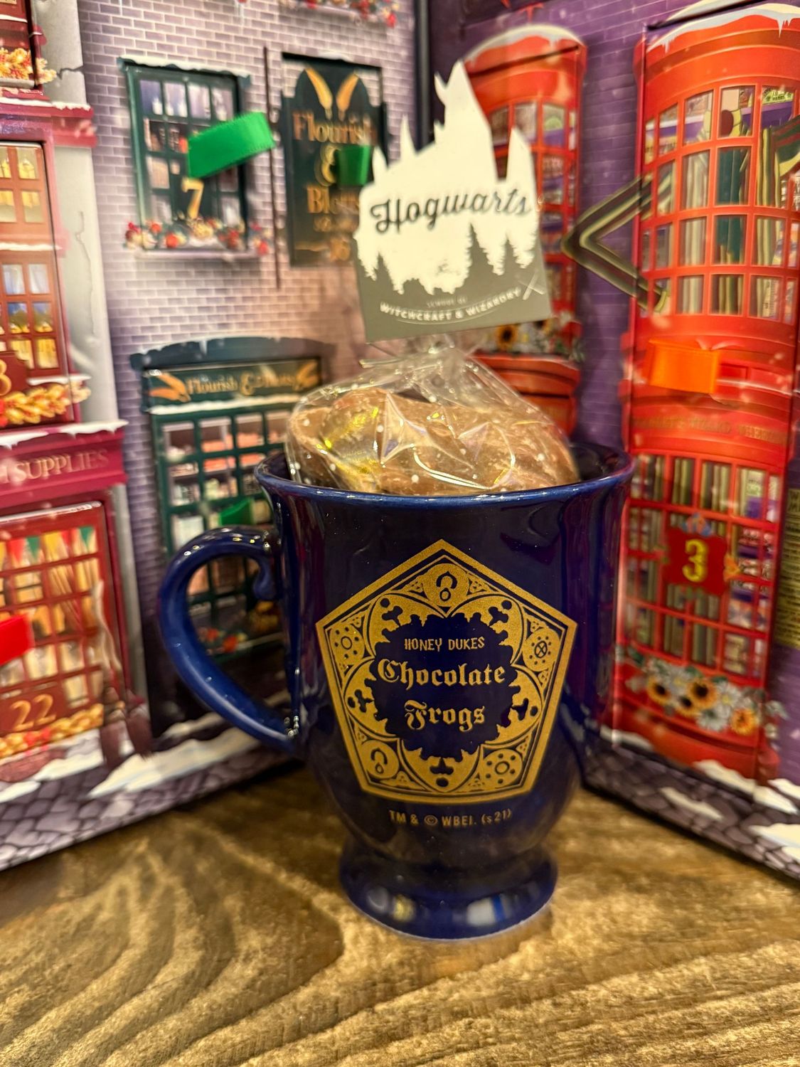 TAZA RANA CHOCOLATE & 3 RANAS CHOCOLATE HARRY POTTER