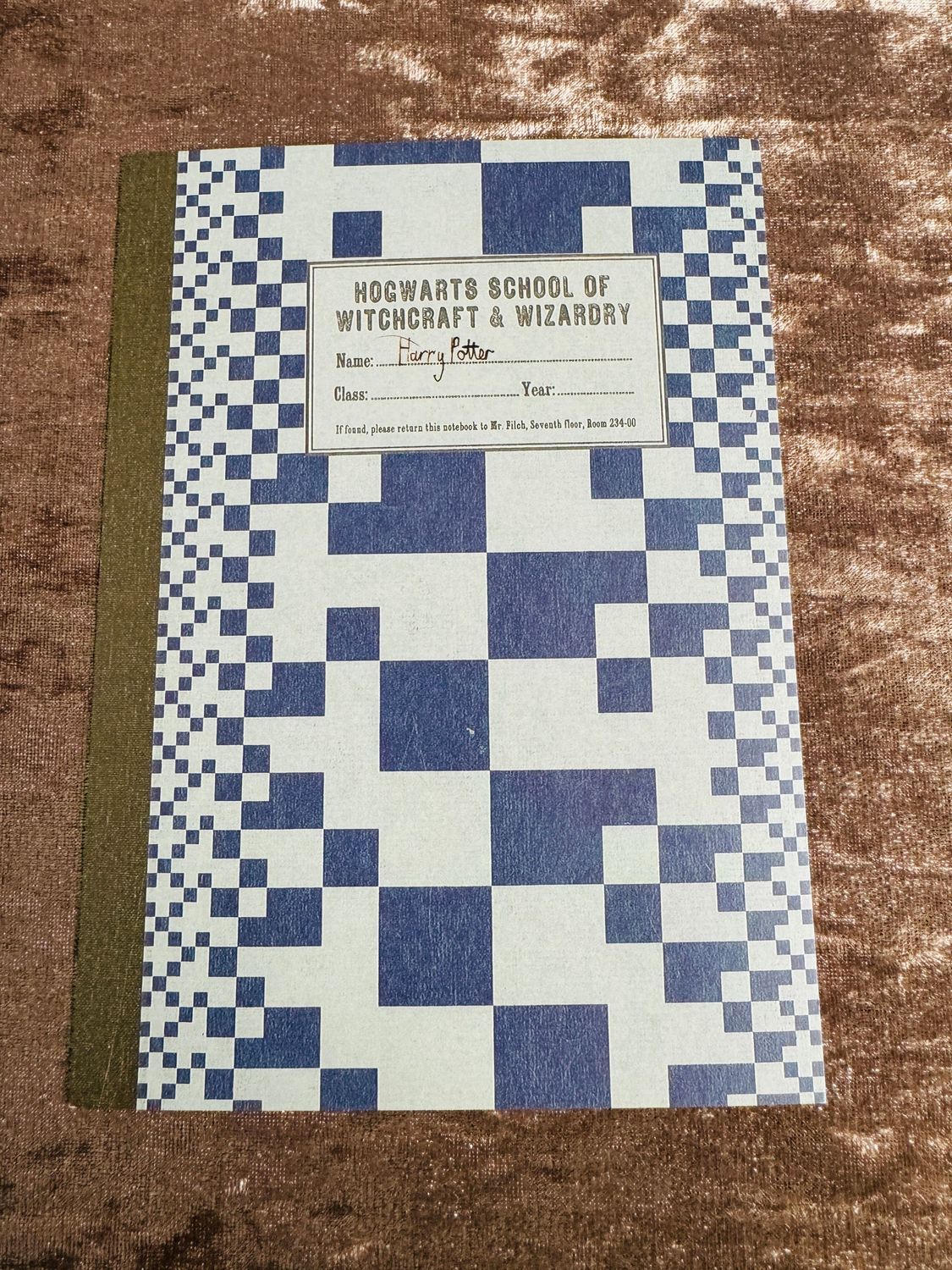 POSTAL CUADERNO DE HARRY POTTER MINALIMA