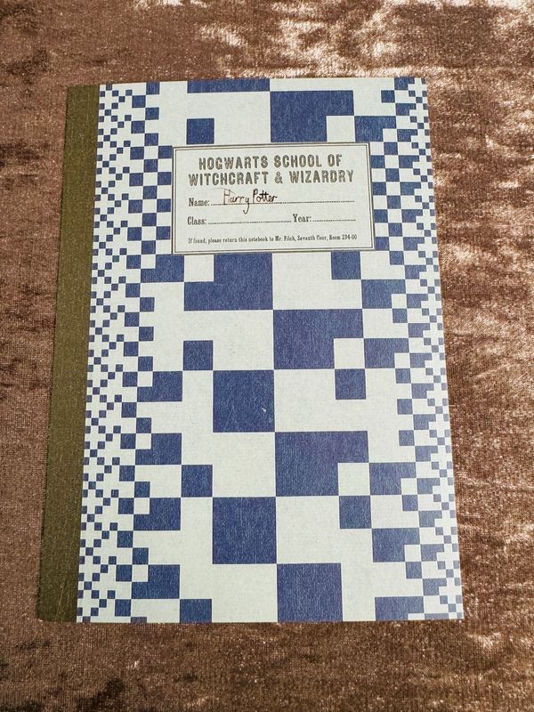 POSTAL CUADERNO DE HARRY POTTER MINALIMA