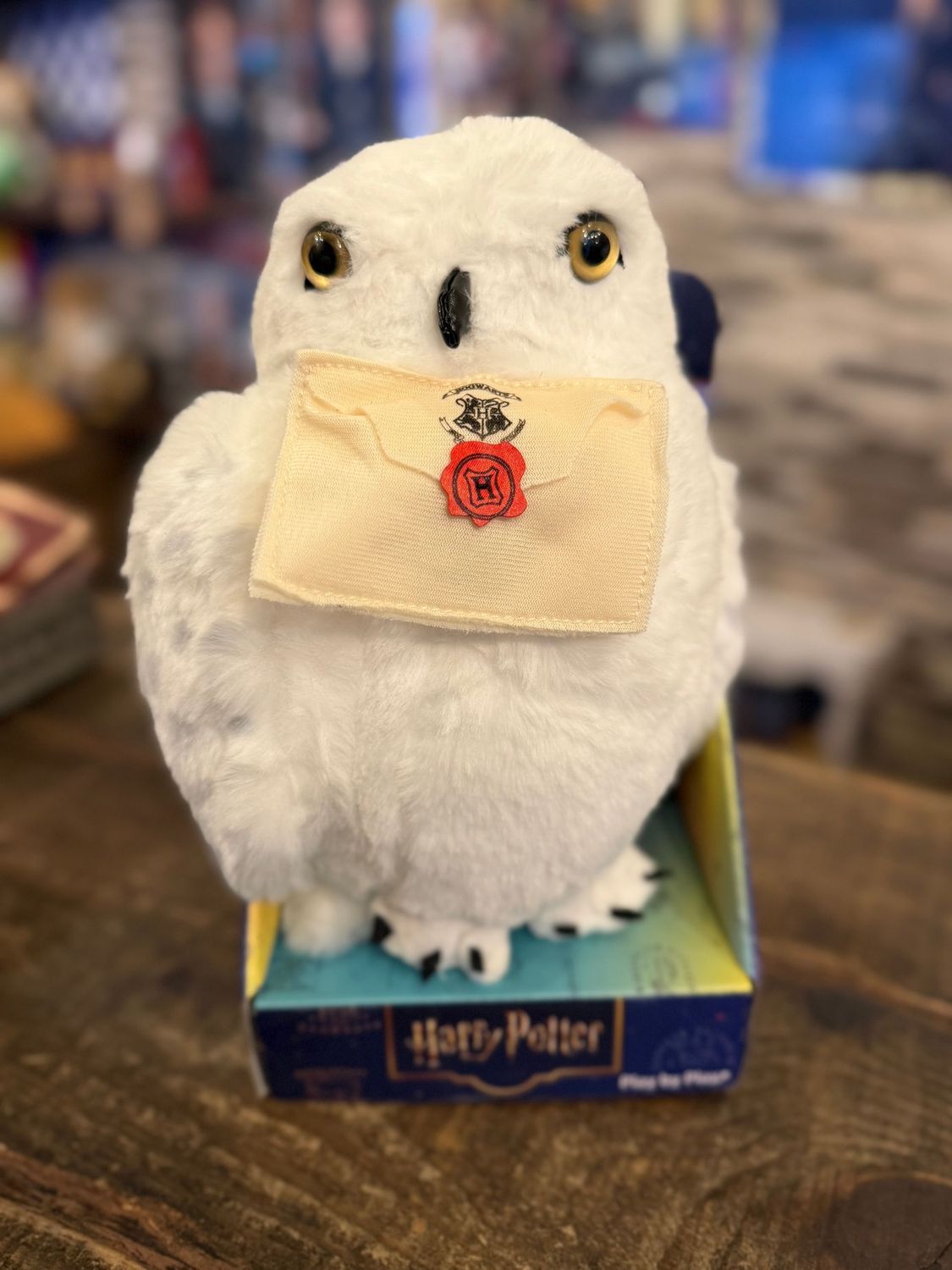 PELUCHE HEDWIG & CARTA ACEPTACION HARRY POTTER