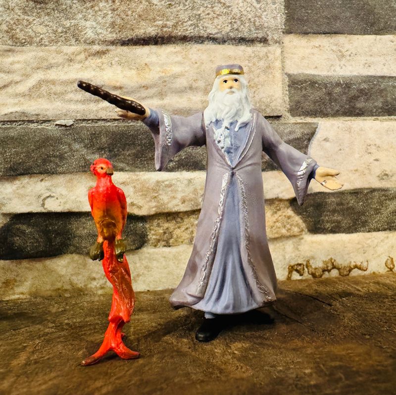 FIGURA ALBUS DUMBLEDORE & FENIX HARRY POTTER SCHLEICH