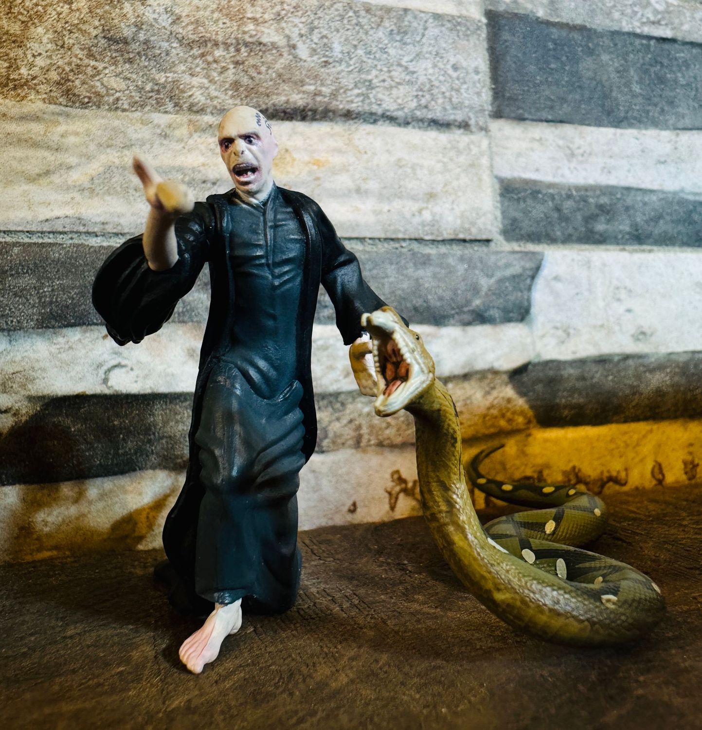 FIGURA LORD VOLDEMORT & NAGINI HARRY POTTER SCHLEICH