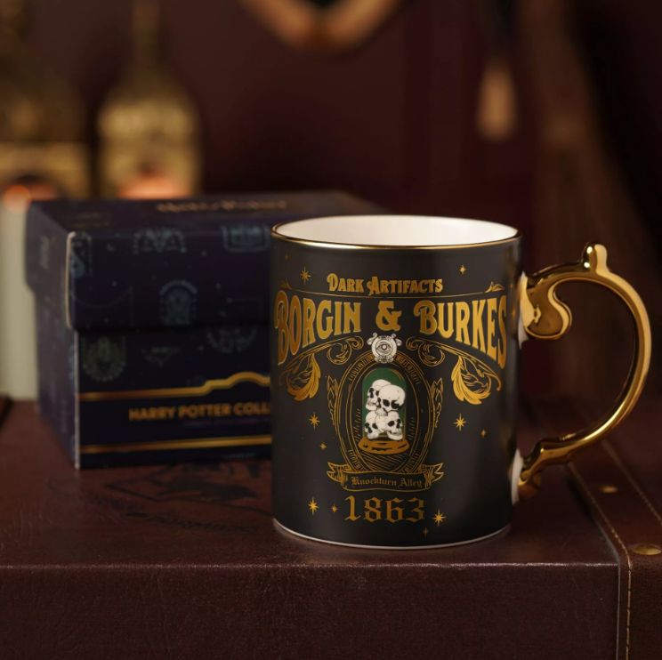 PREVENTA - TAZA COLECCIONABLE BORGIN & BURKES HARRY POTTER