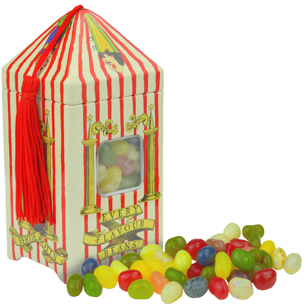 REPLICA CAJA METALICA GRAGEAS BERTIE BOTTS HONEYDUKES HARRY POTTER