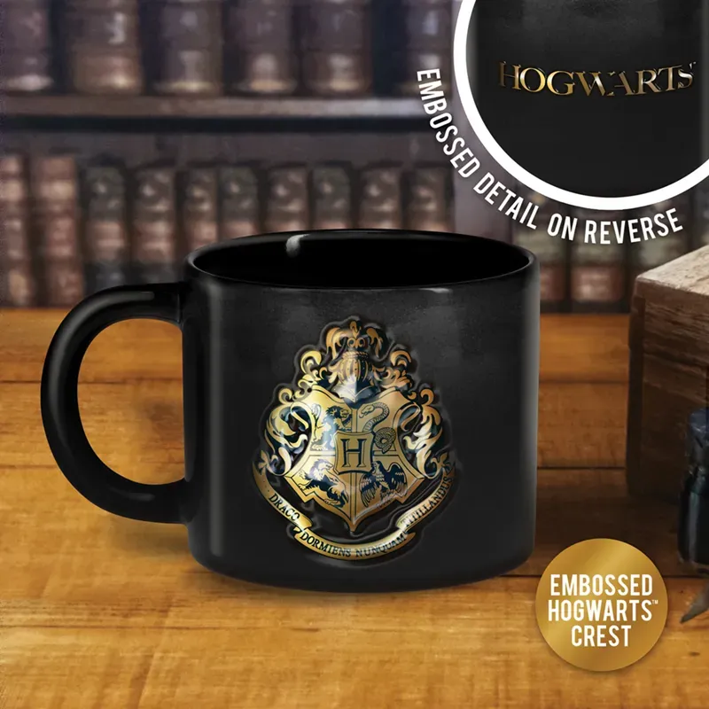 TAZA ESCUDO HOGWARTS HARRY POTTER