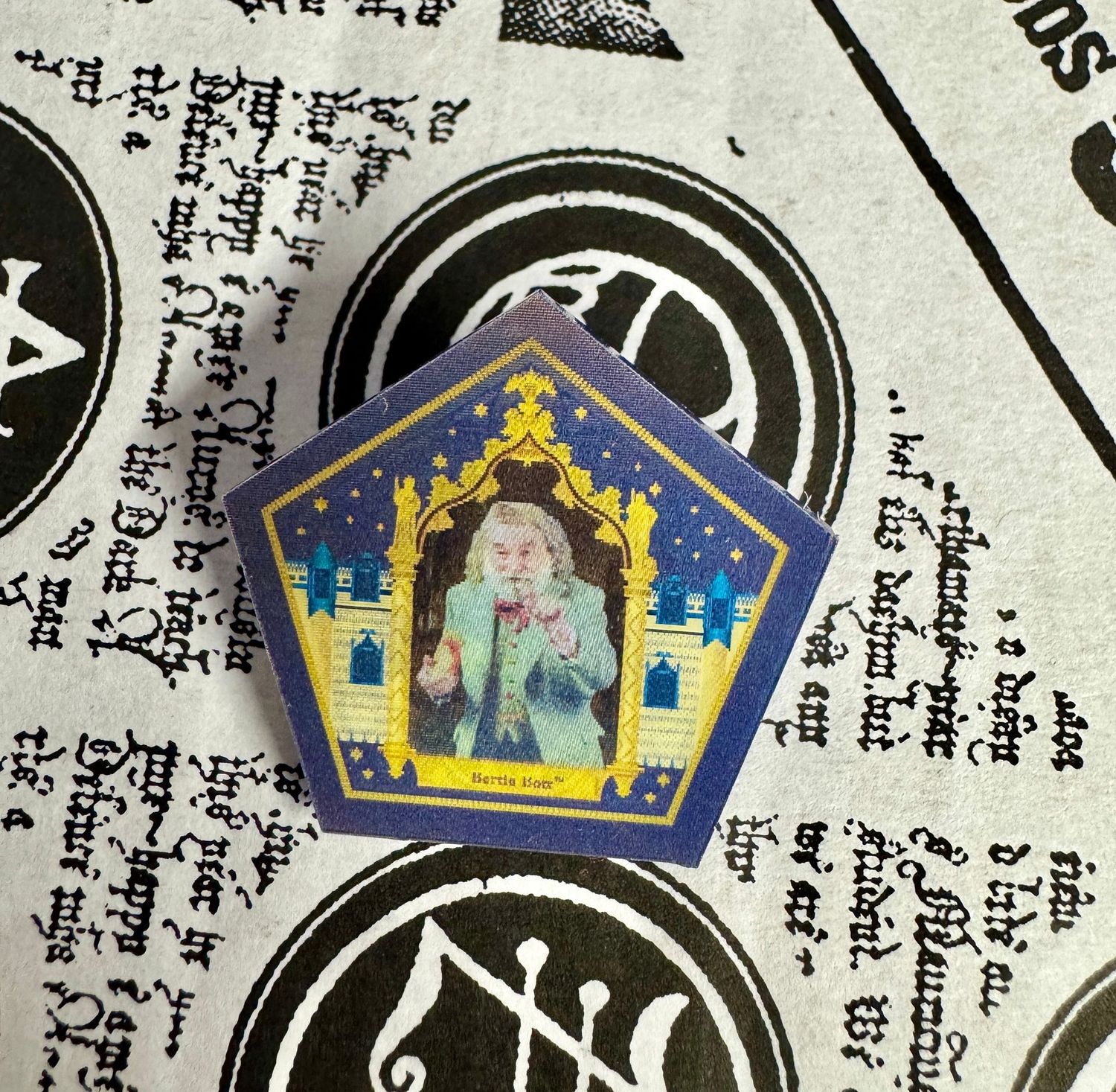 CHAPA LENTICULAR BERTIE BOTTS HARRY POTTER CHAPA LENTICULAR BERTIE BOTTS HARRY POTTER
