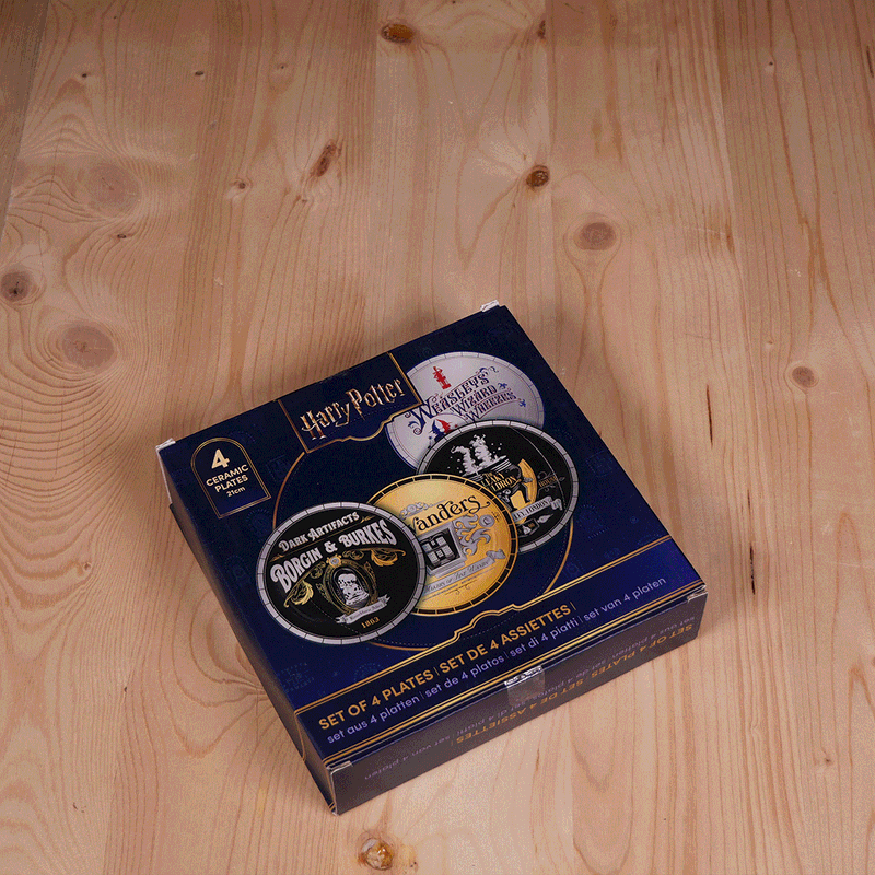 JUEGO PLATOS CALLEJON DIAGON HARRY POTTER