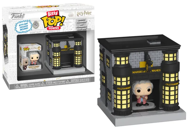 GARRICK OLLIVANDER & OLLIVANDERS SHOP BITTY POP! RIDES HARRY POTTER