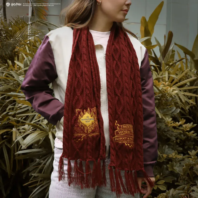 BUFANDA MAPA MERODEADOR HARRY POTTER CINE REPLICAS