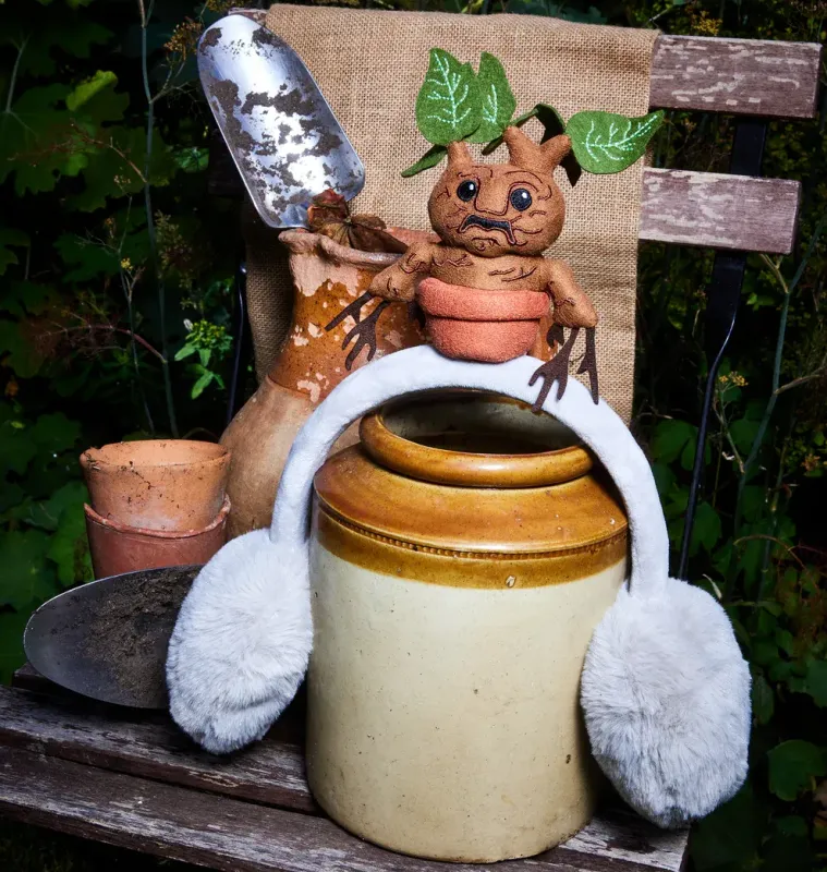 OREJERAS PELUCHE MANDRAGORA HARRY POTTER