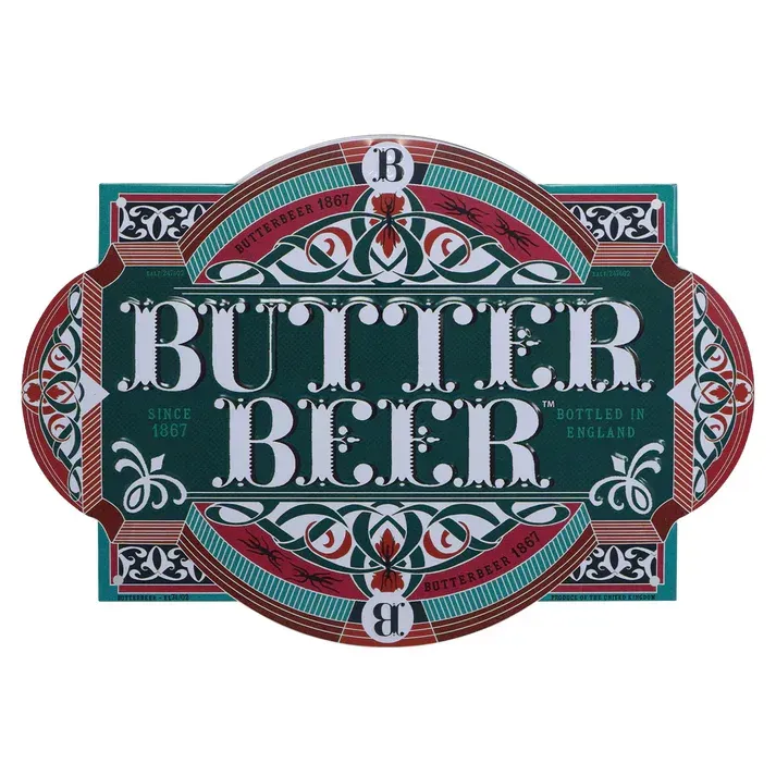 PLACA BUTTERBEER LIMITED EDITION HARRY POTTER