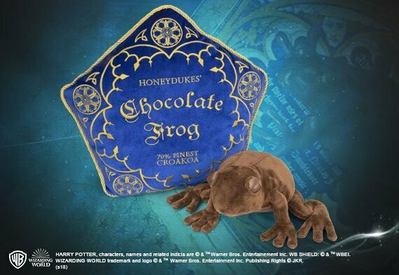 COJIN & PELUCHE RANA CHOCOLATE HARRY POTTER NOBLE COLLECTION