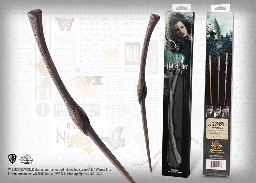 VARITA BELLATRIX LESTRANGE BLISTER HARRY POTTER NOBLE COLLECTION