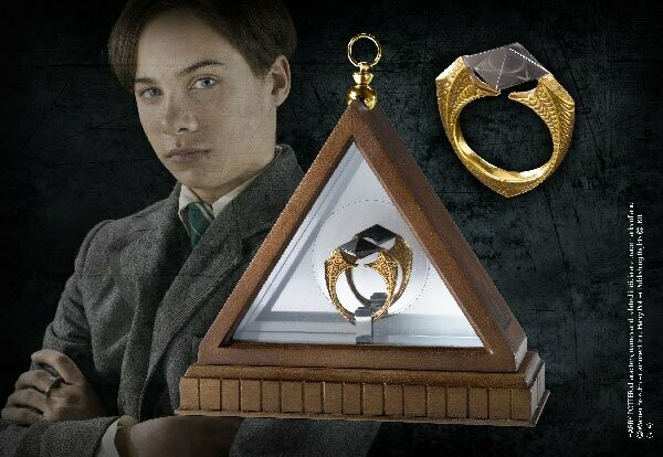 REPLICA  ANILLO DE GAUNT HORROCRUX HARRY POTTER NOBLE COLLECTION