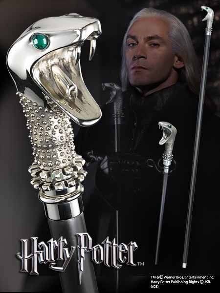 REPLICA BASTON VARITA LUCIUS MALFOY HARRY POTTER NOBLE COLLECTION