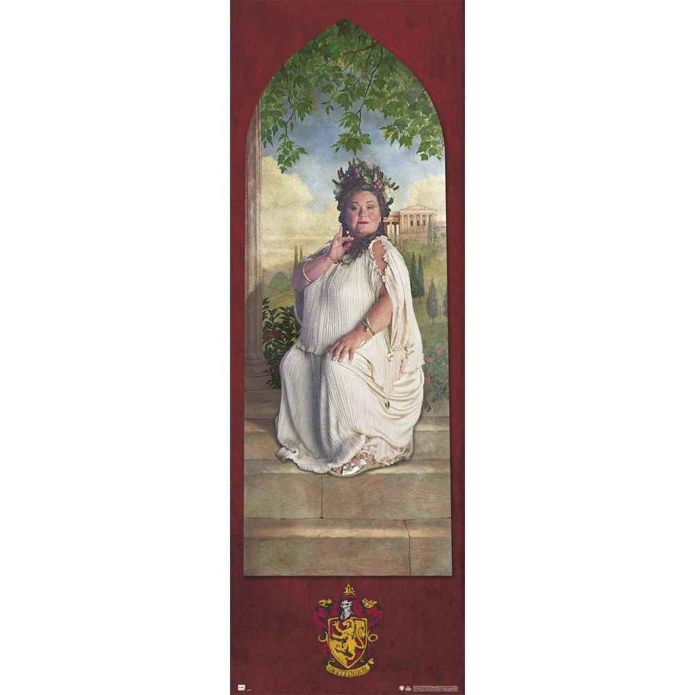 POSTER PUERTA SEÑORA GORDA GRYFFINDOR HARRY POTTER