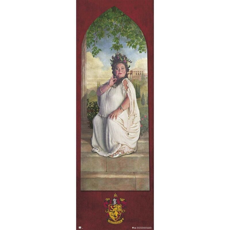 POSTER PUERTA SEÑORA GORDA GRYFFINDOR HARRY POTTER