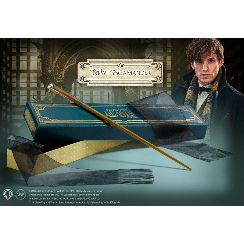 VARITA NEWT SCAMANDER OLLIVANDERS ANIMALES FANTASTICOS NOBLE COLLECTION