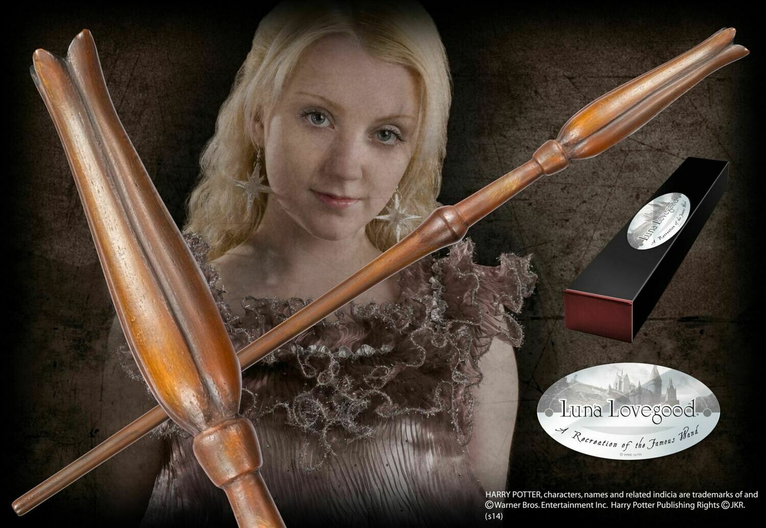 VARITA LUNA LOVEGOOD C/PINZA HARRY POTTER NOBLE COLLECTION